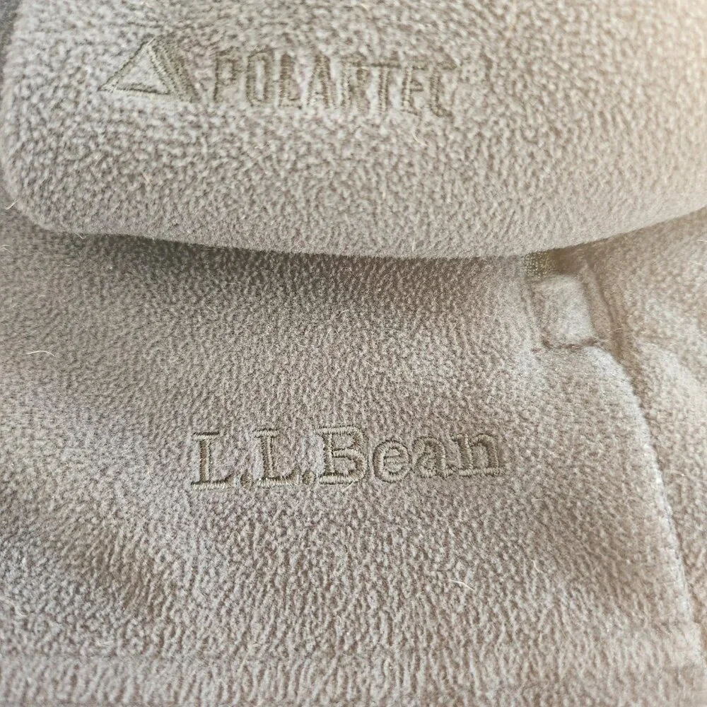 L.L. Bean‎ Polartec Windbloc Fleece Jacket Women's 3X Black Full Zip Windproof